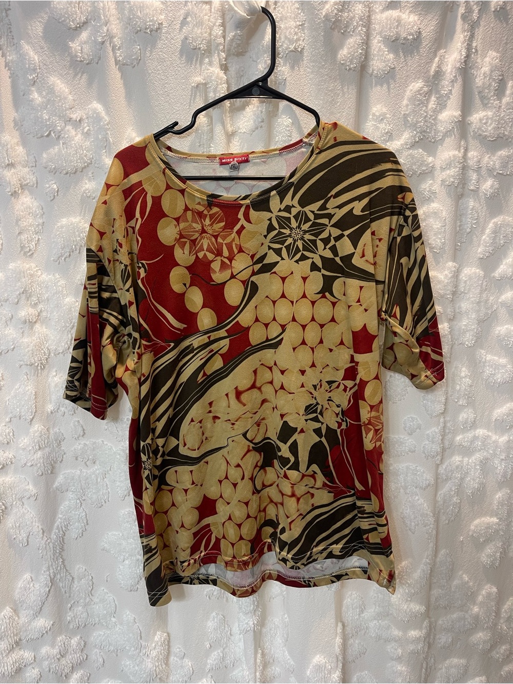 Vintage Miss Sixty multicoloured floral top